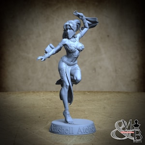 Belly Dancer (10 Stili), di Nutshell Atelier, miniatura da assemblare e colorare, resina