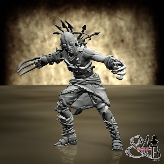 StoneCrow Tarkan, M7, by Ronin Art Workshop, miniature to assemble and paint, resin