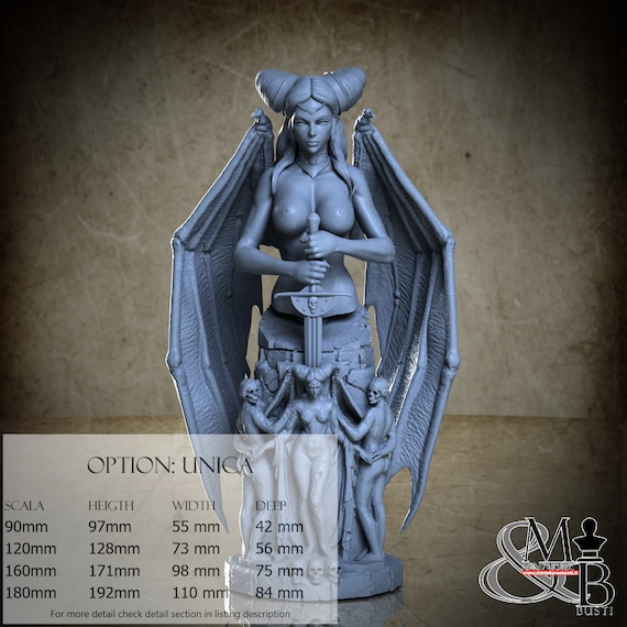 Bathory (Bust), miniature to assemble and color, in resin