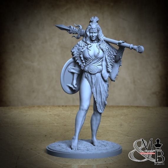 Kyrene, resin miniature to assemble and paint