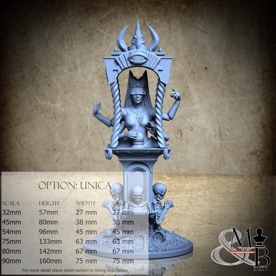 Fortune Teller, Macabre Masquerade, by Great Grimoire, miniature to assemble and paint, resin