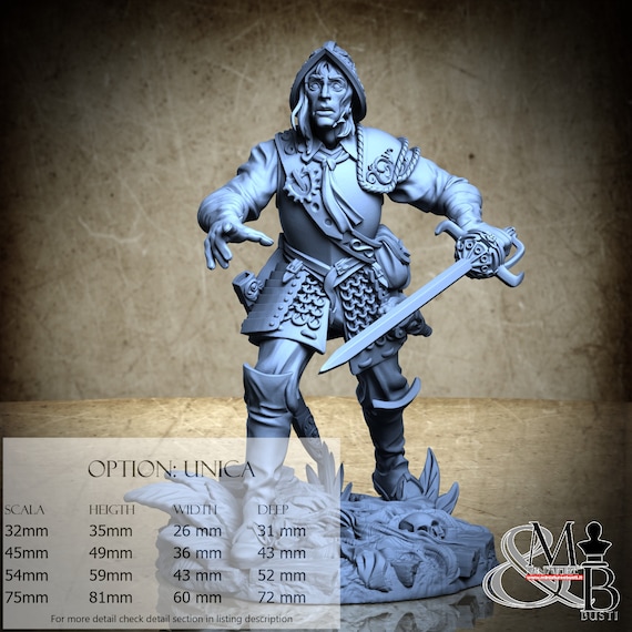 Stefan Leroux Haunted Guardsman, Archvillain Society XIX, by Archvillain Games, miniature to assemble and paint, resin