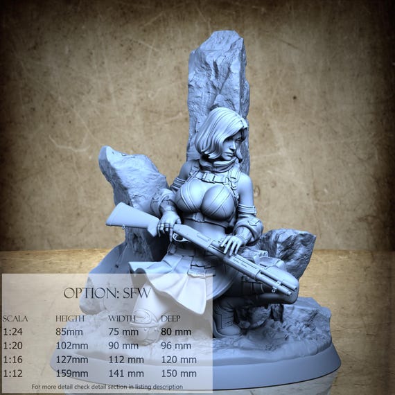 Shotgun 02 - 3D-printed resin miniature | July 2025 Collection