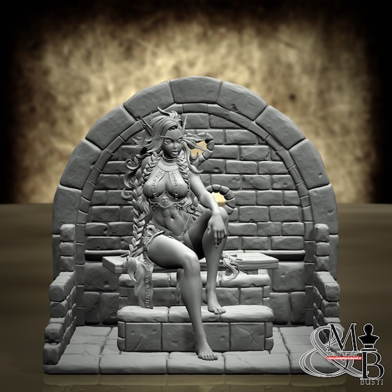 Kizandi, resin miniature to assemble and color