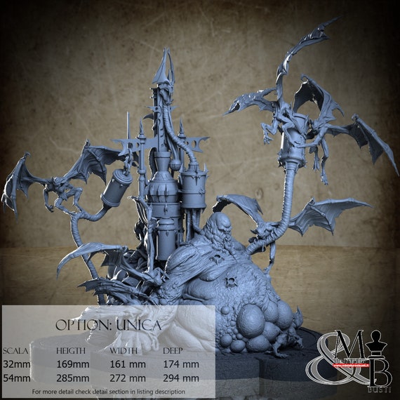 Ghoul Incubator, Bloodright - Scarlet Scourge, by Archvillain Games, miniature to assemble and paint, resin