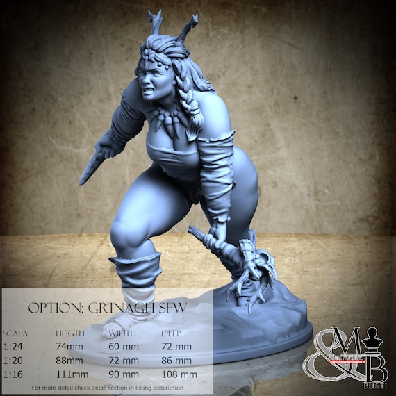 Grinagh, April 2024 (2 Styles), by Claydemon, miniature to assemble and paint, resin