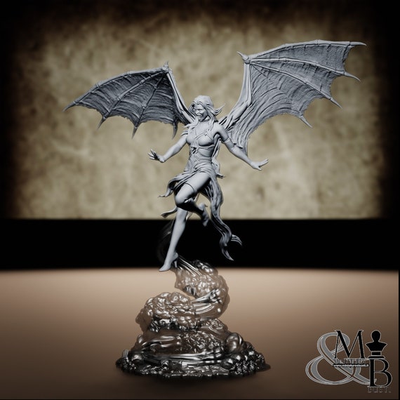 Carmilla, resin miniature to assemble and color, role-playing games, DnD, RPG, GDR