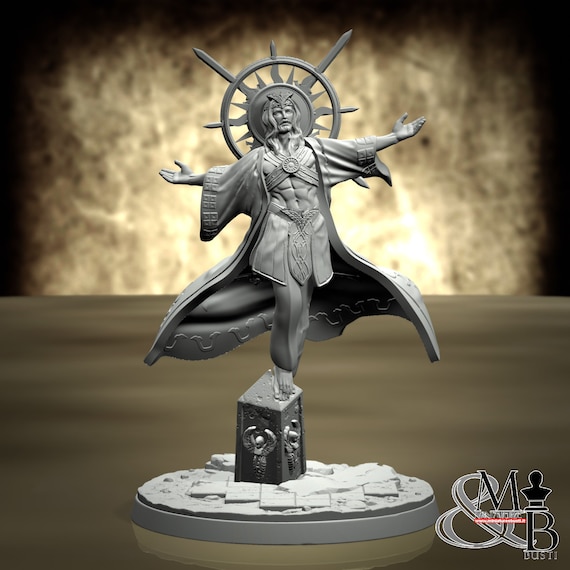 Tammuz, Mystery Babylon, by Clay Cyanide Miniatures, miniature to assemble and color, resin