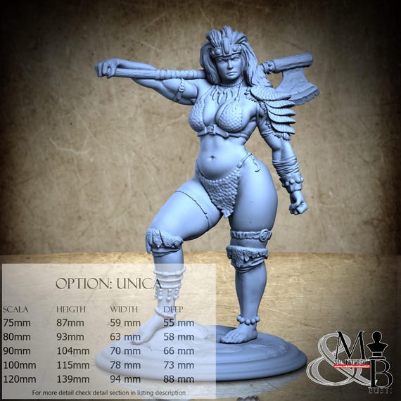 Vernina, August 2023, by Claydemon, miniature to assemble and color, resin