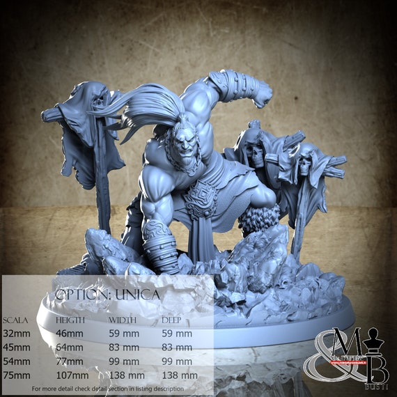 Mahrem, Ethiopian Mythos, by Clay Cyanide Miniature, miniature to assemble and color, resin