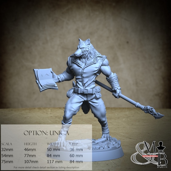 Araya, Silverfang Guild, by Clay Cyanide Miniatures, miniature to assemble and paint, resin