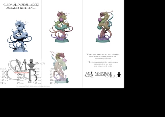 Bakunawa, Big Models, by Clay Cyanide Miniature, miniature to assemble and paint, resin