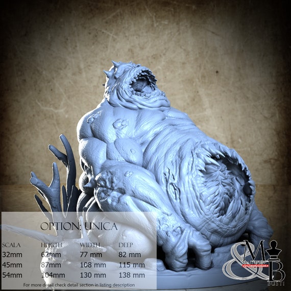 Ciacco, Dante's Inferno, by Clay Cyanide Miniature, miniature to assemble and color, resin