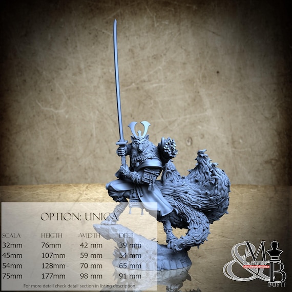 Akane - Resin Miniatures - DnD, RPG, Wargame, and Display to Color - Archvillain Society XXI