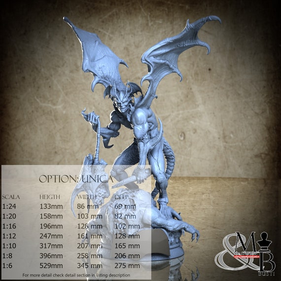 Devilman, October 2023, Michel B. Rodriguez, miniature to assemble and color, in resin