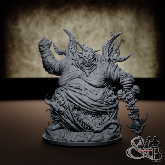 Plague Golem, resin miniature to assemble and color, role-playing games, DnD, RPG, GDR