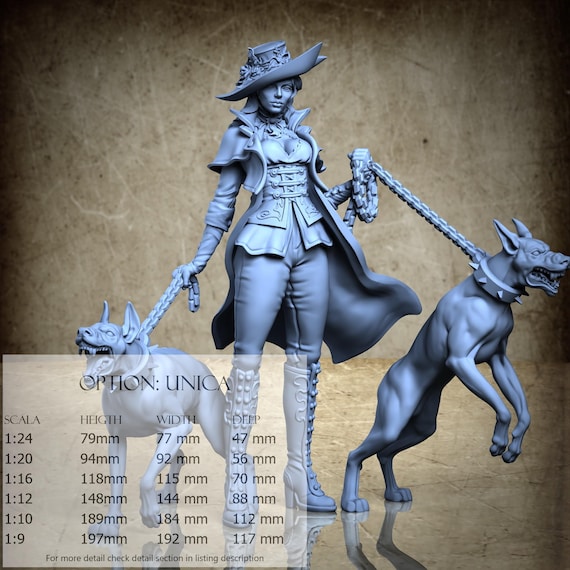 Celia Le Fleur (Statue Version) - by Great Grimoire Resin Statue - DnD, RPG, Wargame, and Display Coloring Pages - Cursed in Stone