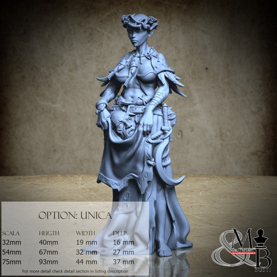 Echo, the Lone Cultist, miniature to assemble and color, in resin