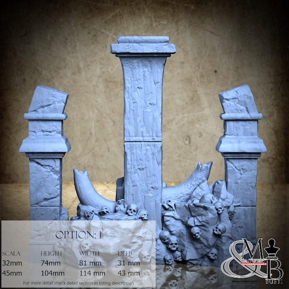 Grave Terrains, Mortisbane Revenants (6 Stili), di Clay Cyanide Miniature, miniatura da assemblare e colorare, resina