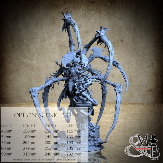 Azalydh Vesperys - Voidblood Harbinger, Bloodright - Anathema (2 Stili), di Archvillain Games, miniatura da assemblare e colorare, resina