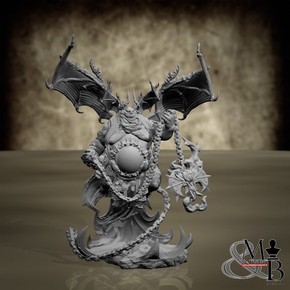 Yoronian Devil (Various Poses), resin miniature to assemble and color, role-playing games, DnD, RPG, GDR, Archvillain Games