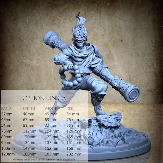 Son Goku - Resin Miniatures - DnD, RPG, Wargame, and Display to Color - Japanese Deities