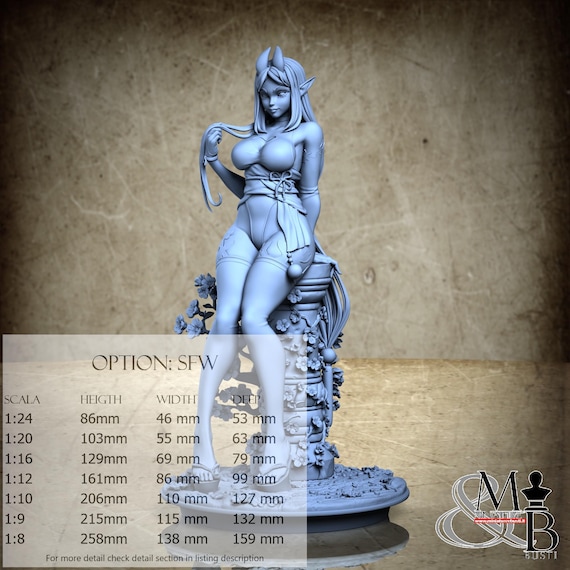 HannyBunny, Pin-up (2 Stili), di Ronin Art Workshop, miniatura da assemblare e colorare, resina