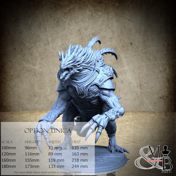 Bonewyrm Dreadfang, Mortisbane Revenants, by Clay Cyanide Miniatures, miniature to assemble and paint, resin