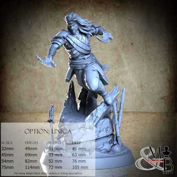 Fereydun, Kingdom of Persia, by Clay Cyanide Miniature, miniature to assemble and paint, resin