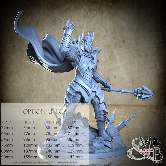 Zaudon, Middle Earth Legends, by Clay Cyanide Miniatures, miniature to assemble and paint, resin