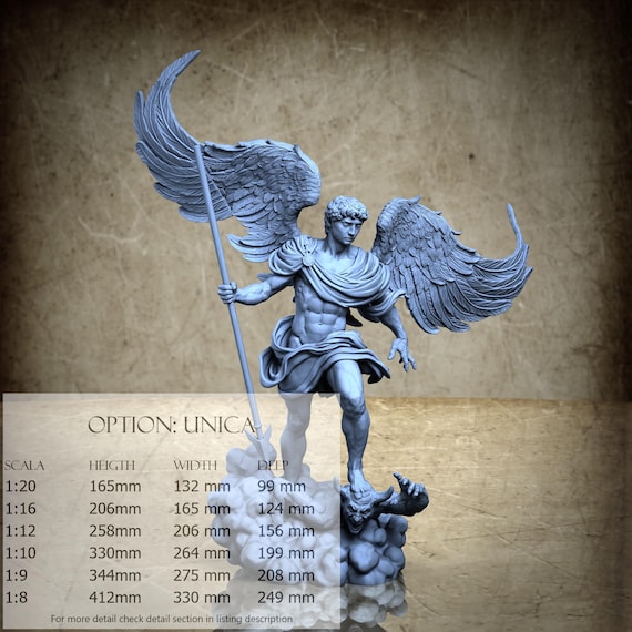 Archangel - 3D-Printed Resin Miniature | Collection 2025-01