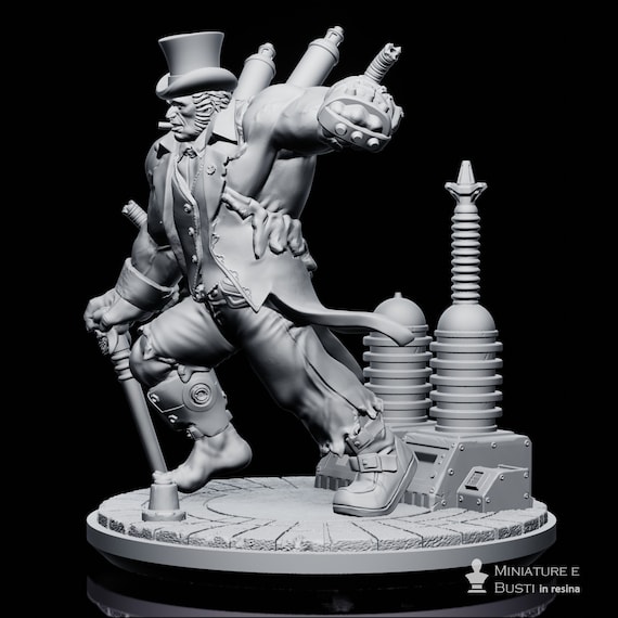 Jekyll and Hyde, resin miniature to assemble and color, role-playing games, DnD, RPG, GDR