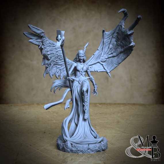 Twilight - Nephilim Sorcerer, Archvillain Society X, by Archvillain Games, miniature to assemble and paint, resin