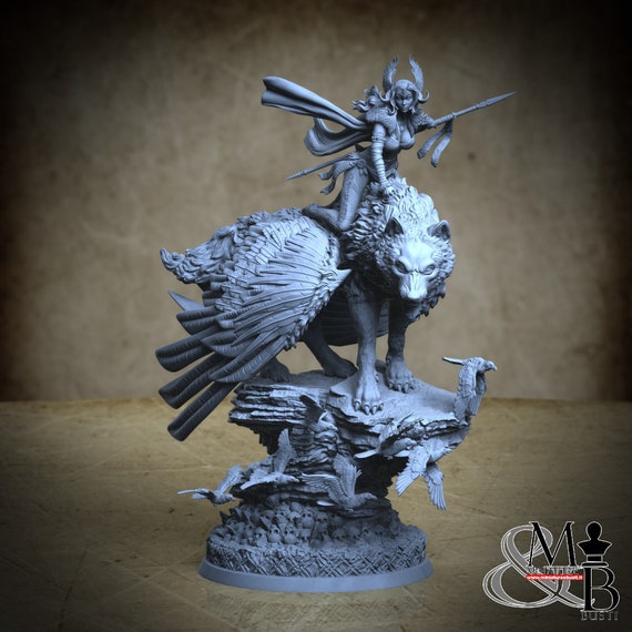 Valkyrie, resin miniature to assemble and paint