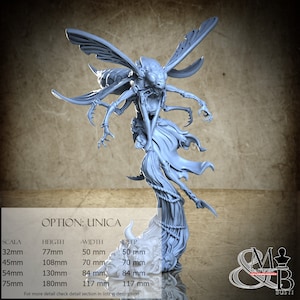 Fairy Forager, Dark Metamorphosis, by Great Grimoire, miniature to assemble and color, resin