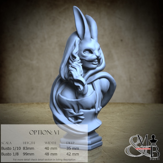 Red Bleeding Hood Bust, resin miniature to assemble and paint