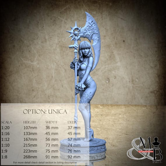 Kaelira - 3D-Printed Resin Miniature | April 2026 Collection