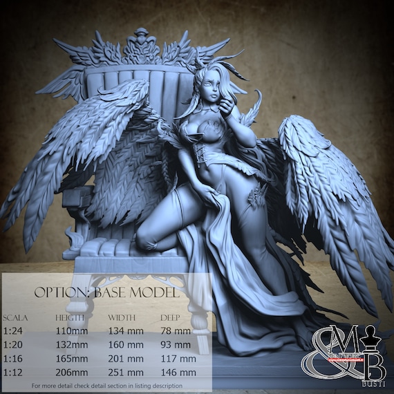 Lilim, Pin-up (2 Stili), di Ronin Art Workshop, miniatura da assemblare e colorare, resina