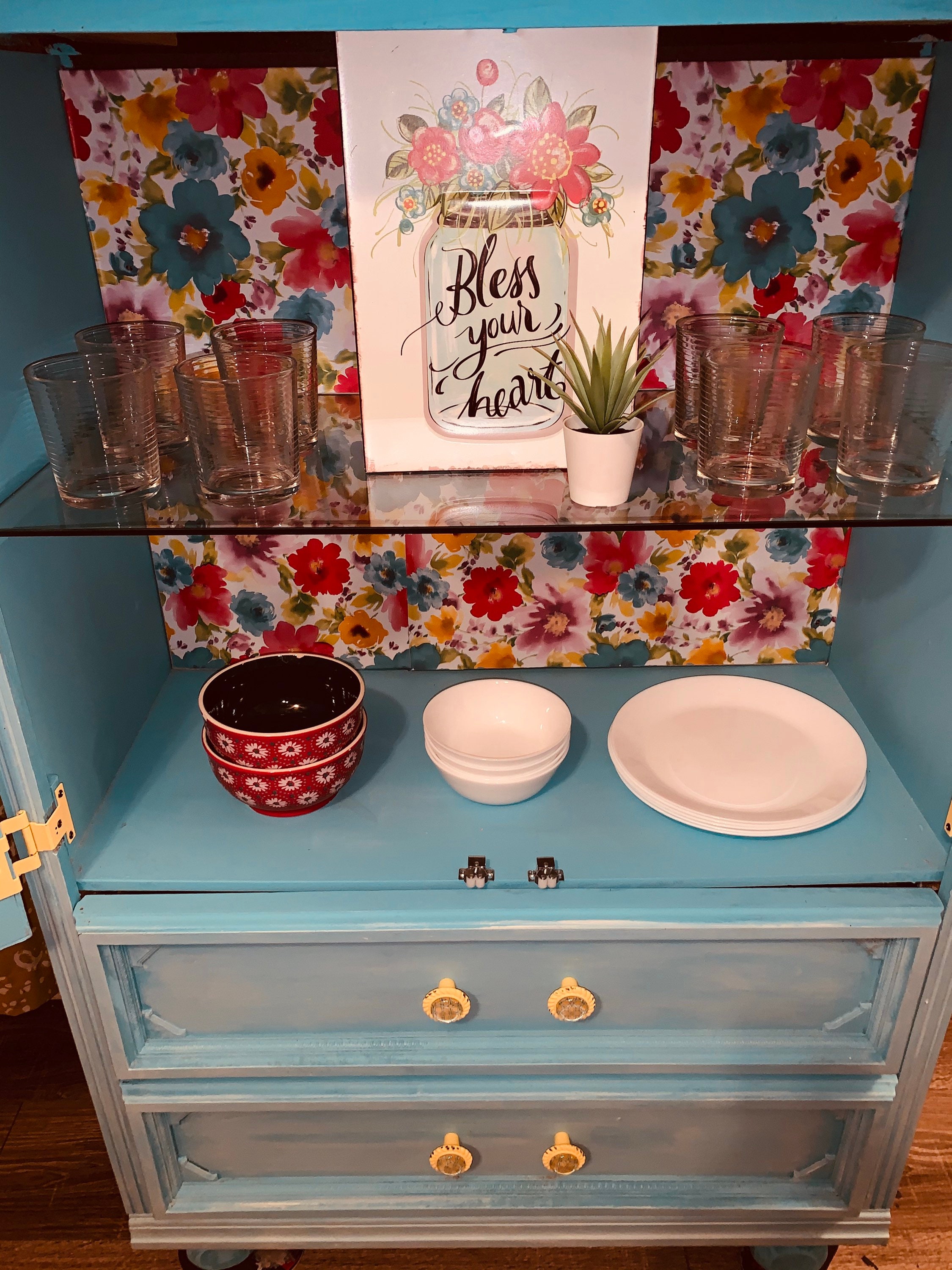 Armoire pintado de tiza personalizada gabinete | Etsy