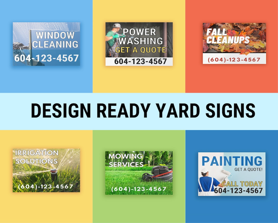 YARD SIGNS CUSTOM LAWN SIGNS visual data 5