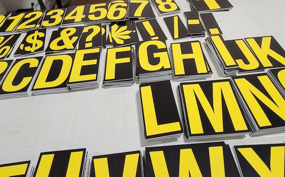Sign Letters And Symbols Changeable Roadside Signs In Australia