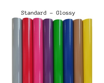 Gloss Craft Vinyl Rolls - Oracal Adhesive Vinyl sheets in variety of Colors - Cricut Sticker Material