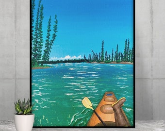 Alaska Kayaking Fine Art Print