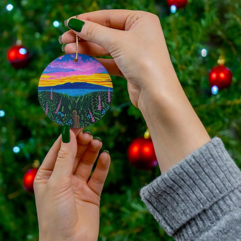 Alaskan Sleeping Lady Boots Signed Handmade Ceramic Ornament Etsy