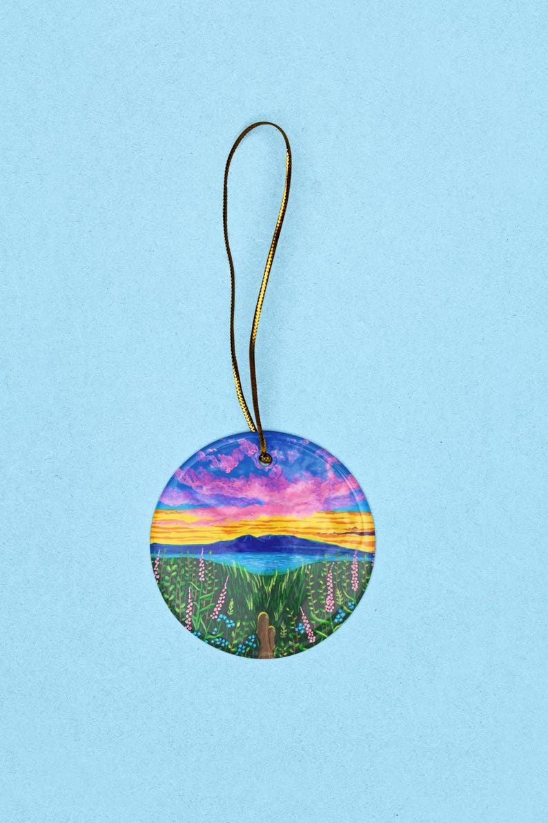 Alaskan Sleeping Lady Boots Signed Handmade Ceramic Ornament Etsy