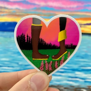 Alaskan Love Sticker