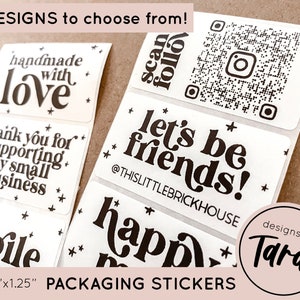 packing stickers - shipping stickers - small business packaging branding stickers labels - thank you sticker - do not bend - fragile sticker