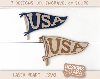 SVG USA flag American flag patriotic laser file, patriotic SVG  4th of July glowforge, laser file, svg file