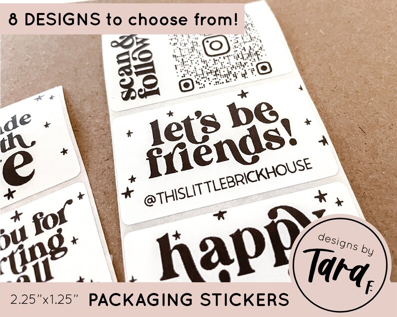 Packing Stickers Shipping Stickers Small Business Etsy