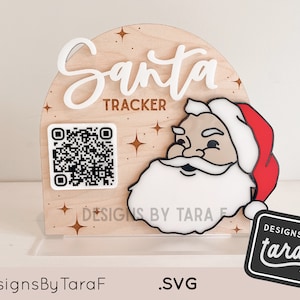 Weihnachtsmannspuren SVG Laserdatei Weihnachtsmann